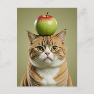 Kattäpple Helg Vykort