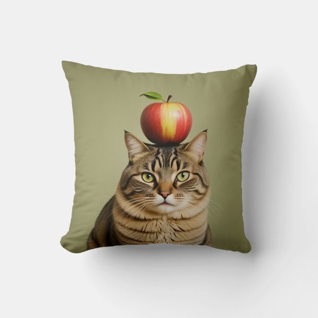 Kattäpple Kudde (Framsida)