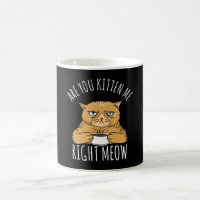Kattar du mig Höger Meow Pun?