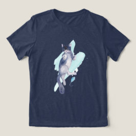 Kattartiklar på T-Shirt