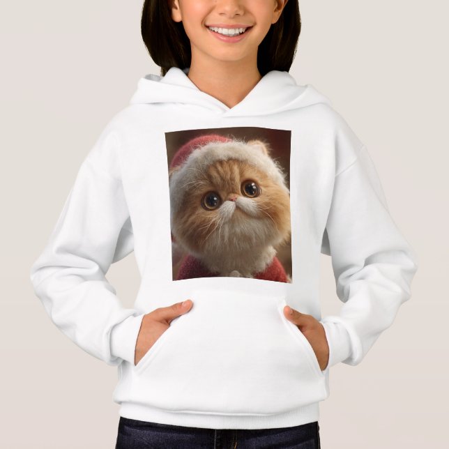 Kattastisk jul  t shirt (Framsida)