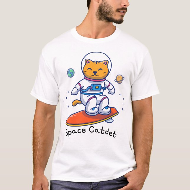 kattastronaut t shirt (Framsida)