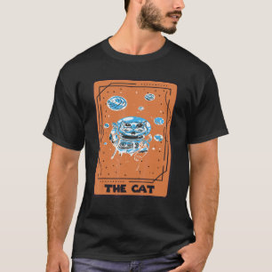 Kattastronaut Tarotkort Mystiska kort Ockult T Shirt