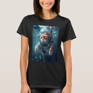 Kattastronaut Undervatten T Shirt