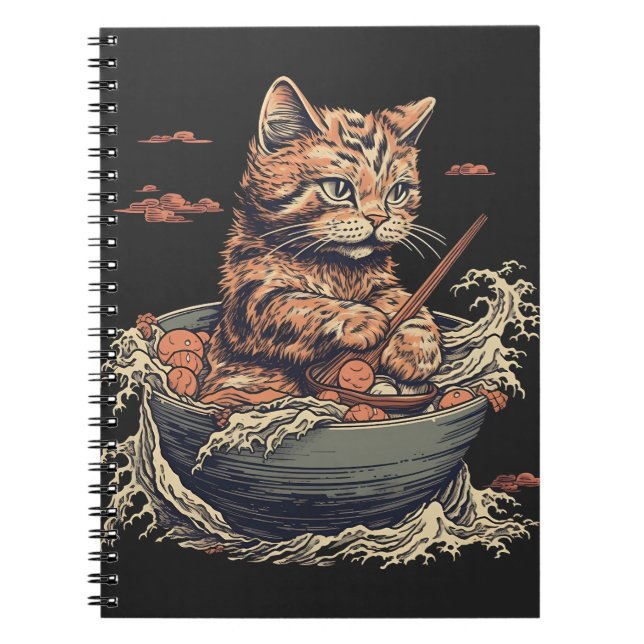 Kattätningar Ramen, Vave of Kanawaga Anteckningsbok (Framsidan)