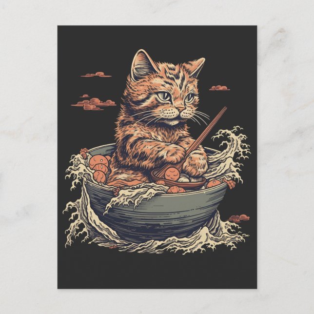 Kattätningar Ramen, Vave of Kanawaga Vykort (Framsida)