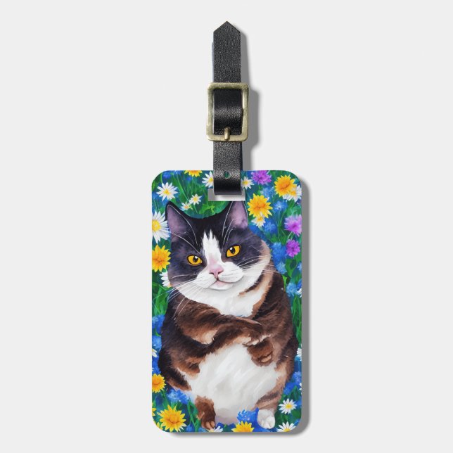 Kattbagageetikett Bagagebricka (Vertikal Framsida)