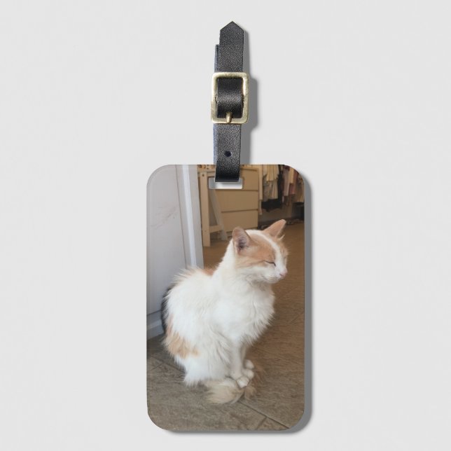 Kattbagageetikett Bagagebricka (Framsida vertikal)