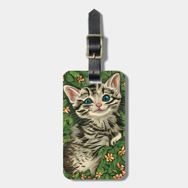 Kattbagageetikett Bagagebricka (Vertikal Framsida)