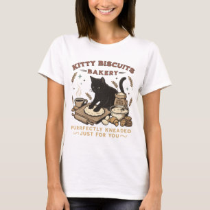 Kattbakeri Perfekt Kneedad Koffe Kitty T Shirt