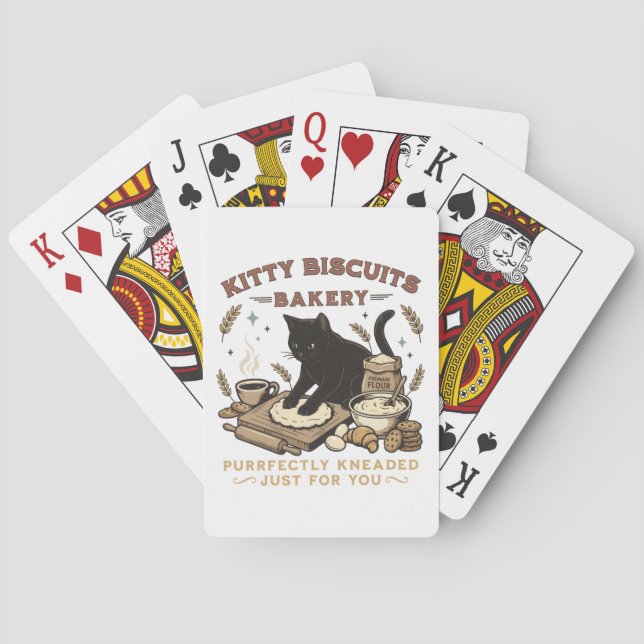 Kattbakeri Purrfekt Kneedd Kattkaffe Casinokort (Baksidan)