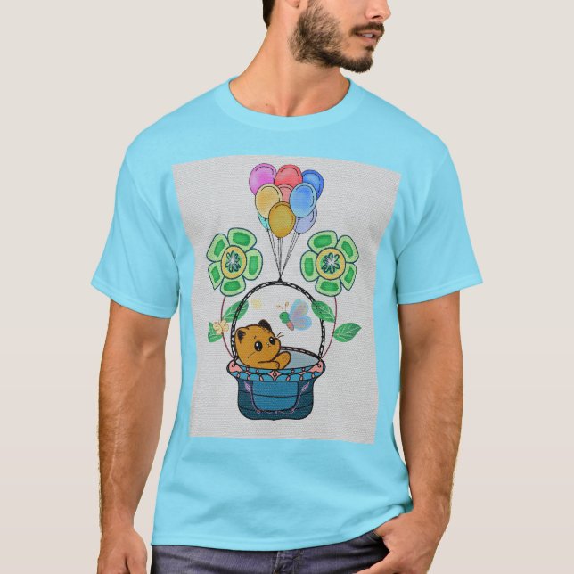 Kattballongresa T Shirt (Framsida)