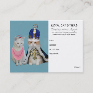 Kattbarnvakt Visitkort