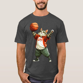 Kattbasketboll T-Shirt