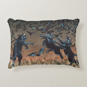 Kattbattfyllnader Prydnadskudde