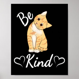 Kattbekämpning av mobbning på grundval av Orange p Poster