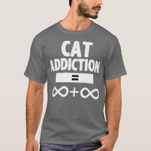 Kattberoende älskare t shirt