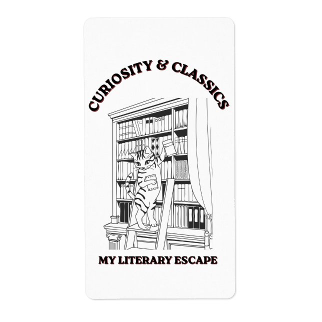 Kattbibliotekarie Estetisk Konstaffisch  Fraktsedel (Framsidan)