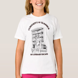 Kattbibliotekarie Estetisk Konstaffisch  T Shirt