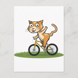 Kattbiker Vykort