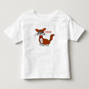 Kattbild utskriven T Shirt
