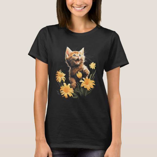Kattbiten i dialerna grafik för C T Shirt (Framsida)