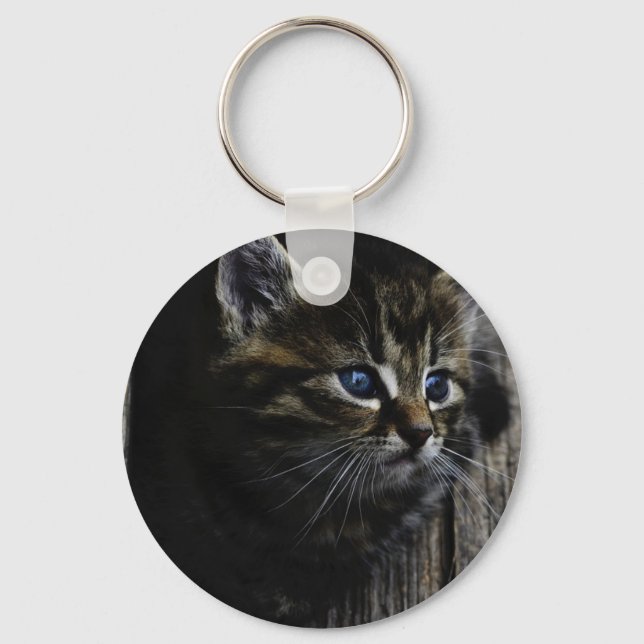 Kattblå öga nyckelring (Framsida)
