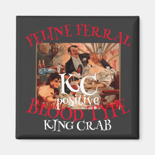KATTBLODSTYP KC KING CRAB POSITIV MAGNET