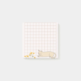 Kattblomsgrid Post-it Block