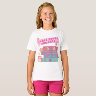 Kattbokälskare - Mysiga bokpresenter flickaktig vi T Shirt