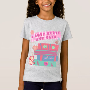 Kattbokälskare - Mysiga bokpresenter för tjejer He T Shirt