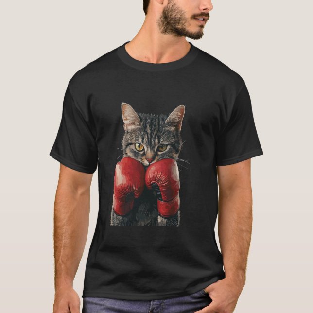 Kattboxning T Shirt (Framsida)