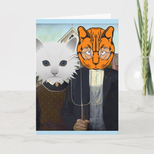 KATTBRÖLLLOPNINGSKORT KORT (Framsida)