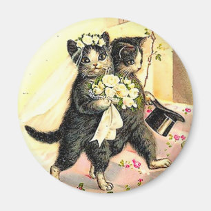 Kattbröllop Magnet