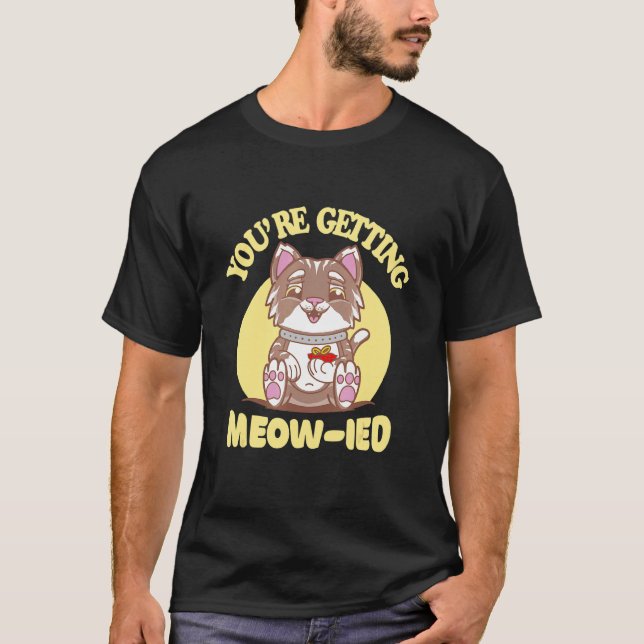 Kattbröllop T Shirt (Framsida)