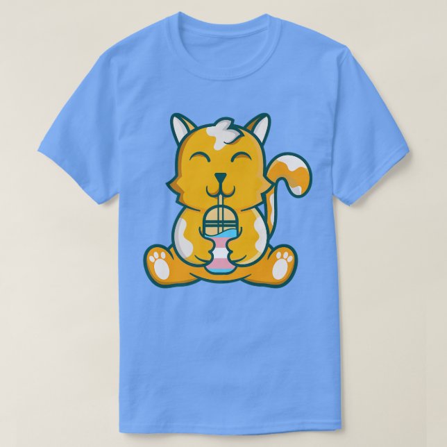 Kattbubbla för transgenskattbubbla med kattbubbla t shirt (Design framsida)