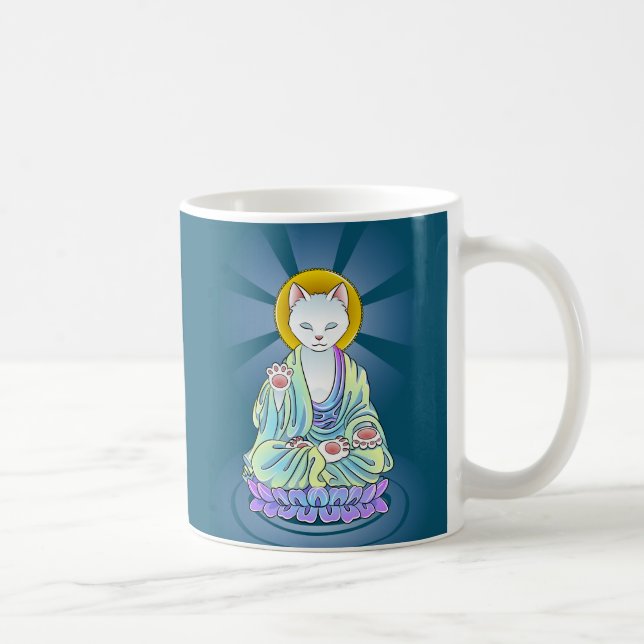 Kattchatta BESVÄRAR INTE MIG! mugg BlissAndKittens (Höger)