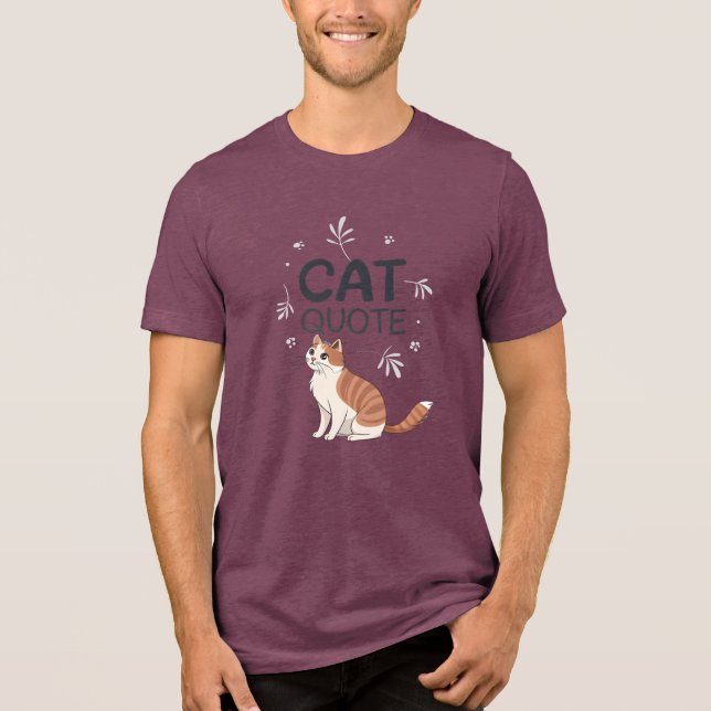 Kattcitat T Shirt (Framsida)