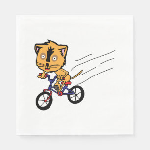 Kattcykelcykel Pappersservett