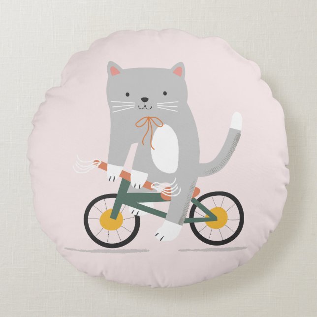 Kattcykling kudde (Framsidan)
