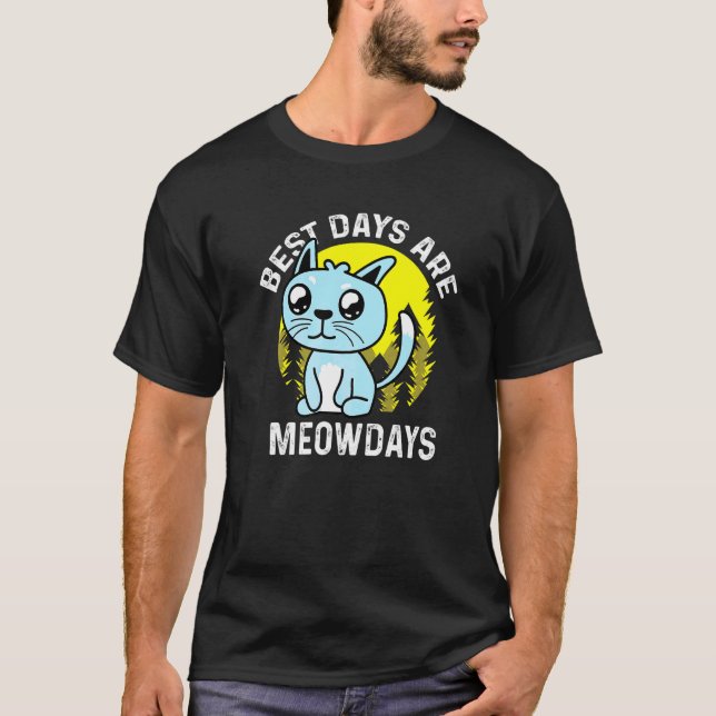 Kattdagar Husdjur Frisör T Shirt (Framsida)