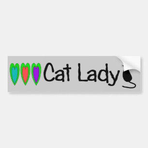 "Kattdam" bildekal