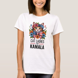 Kattdam för Kamala Kamala Harris Valet T Shirt