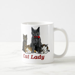 Kattdam Kaffemugg