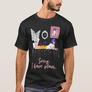 Kattdam Kvinna Söt Grafisk Katt T Shirt