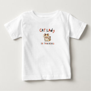 "Kattdam" Småbarns-T-shirt T Shirt