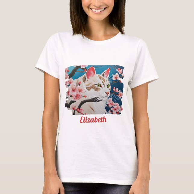 Kattdam- T-Shirt (Framsida)