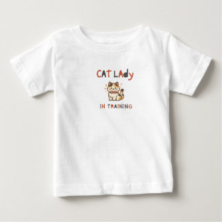 "Kattdamens" småbarnsbody T Shirt