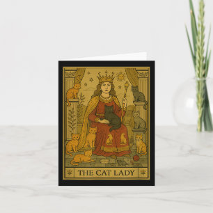 Kattdamens Tarot Djurälskande Mamma Mamma Häxiga M Kort