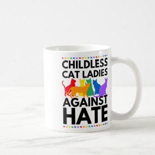 Kattdamer mot hat röstar på Kamala-harris Kaffemugg
